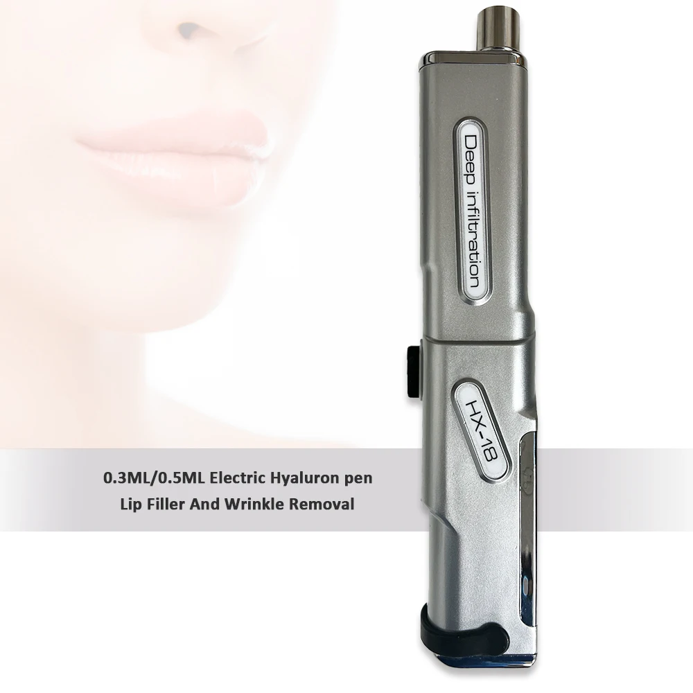 New pink color for beauty salon/0.3ml and 0.5ml needles for facial use and lip use Beauty injector