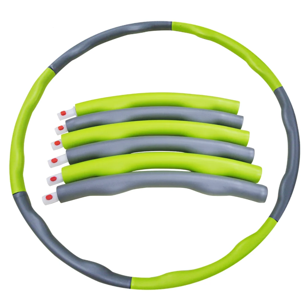 
Hot Sale Adult Design Professional Soft Fitness Hula Ring Weighted Hoop For Exercise 