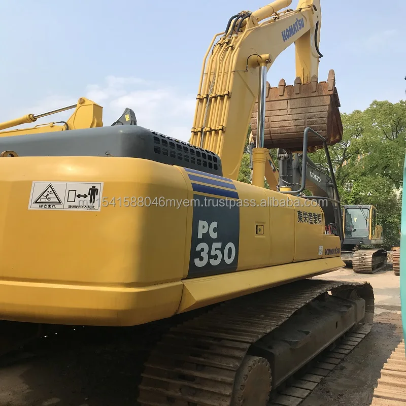  Использованы японский строительные машины komatsu pc350 гусеничный экскаватор/подержанная рольставни большегрузного оборудования/komatsu экскаватор