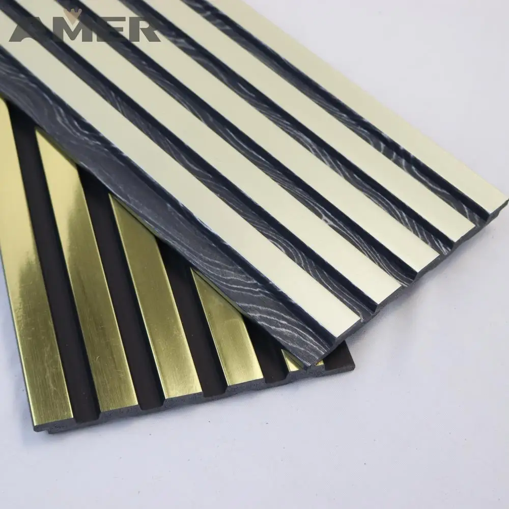 Rongke Hotsale Factory Wholesale Waterproof Decor Fluted PS Wall Panel Wall Interior Sheets Boards