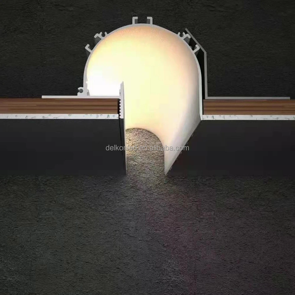 101*68mm Cove Lighting Wall/Ceiling Plaster LED Drywall Aluminium Profile for Indoor Architectural Lighting