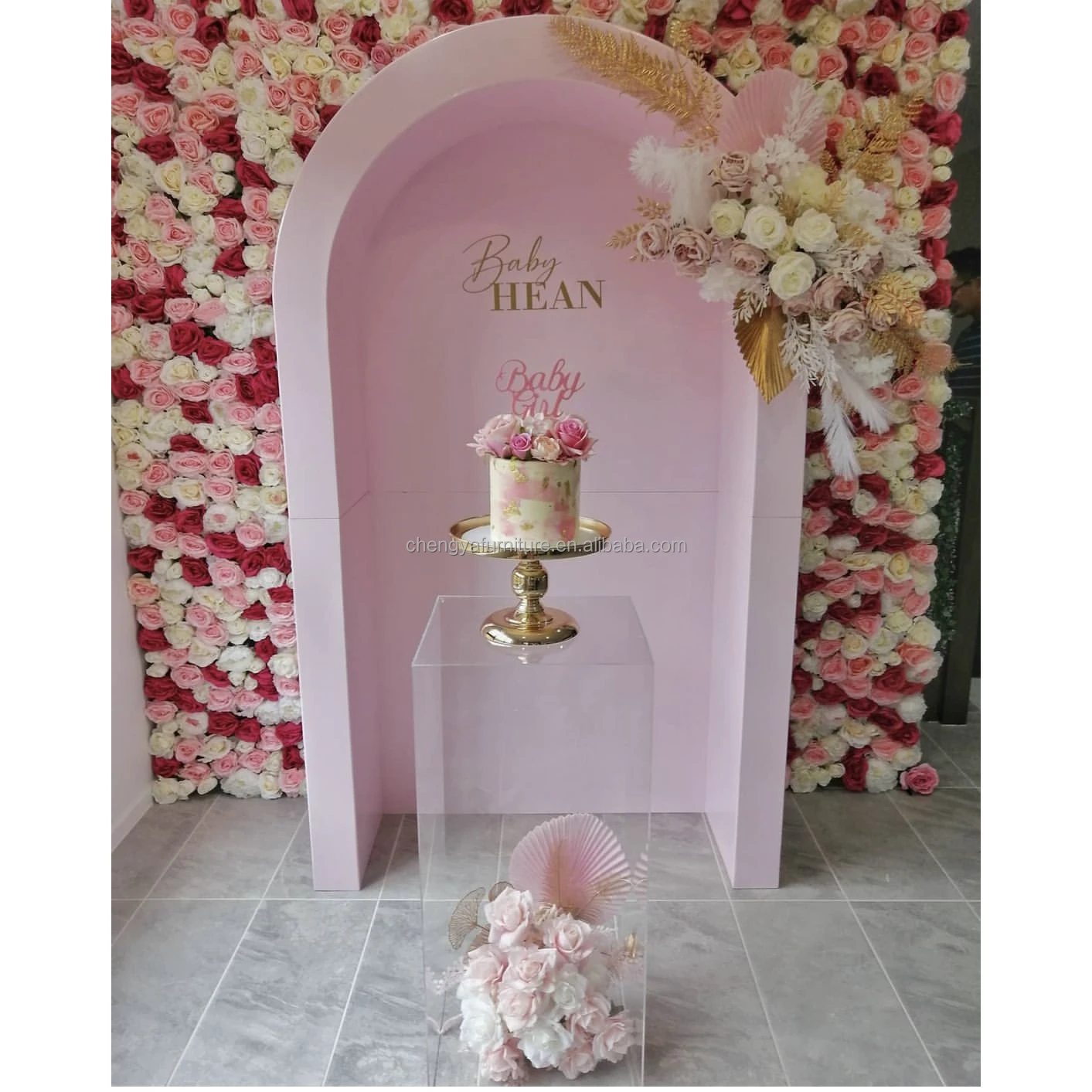 Wedding Decorations Acrylic Arch Wedding Backdrop Stand