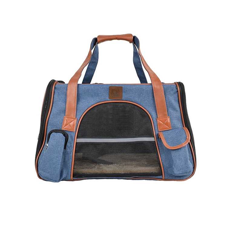 Breathable pet sling dog bag carrier cat play house with Removable Mat Mesh