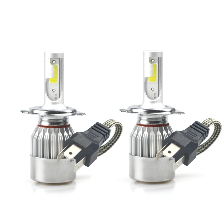 PUERXIN Auto Accessories LED Light Car Headlight C6 H1 H3 H4 Super Bright LED Headlamp H7 H8 H11 H13 9004 9005 9006 9007