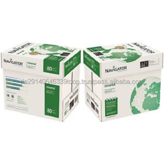 Wholesale Navigator Navigator Universal A4 80gsm Paper - Box of 5 Reams (5x500 Sheets) free delivery worldwide CIF price