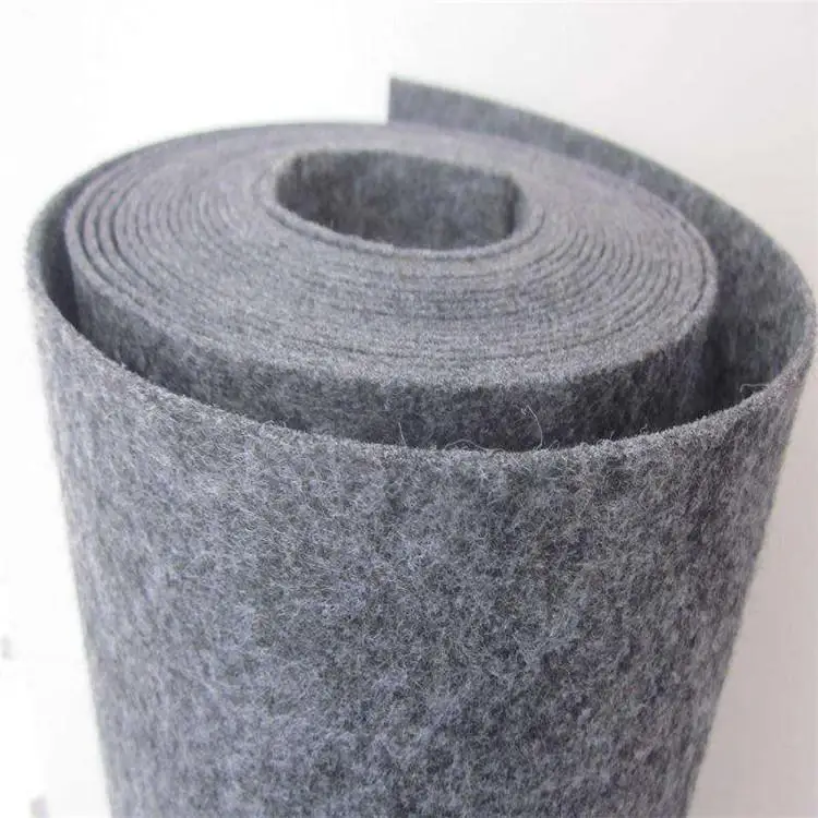 High quality 12mm thick wool felt hard felt sheets wool felt for kit 100% wool felt 4mm thick white gray color