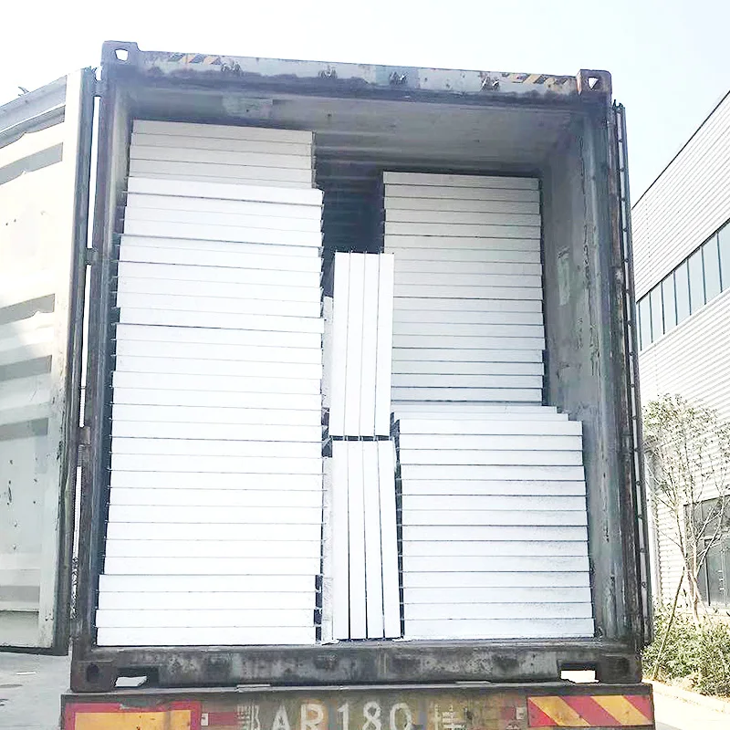 Fireproof and insulated wall and roof eps sandwich thermal insulation panel for prefabricated /chicken/pig house