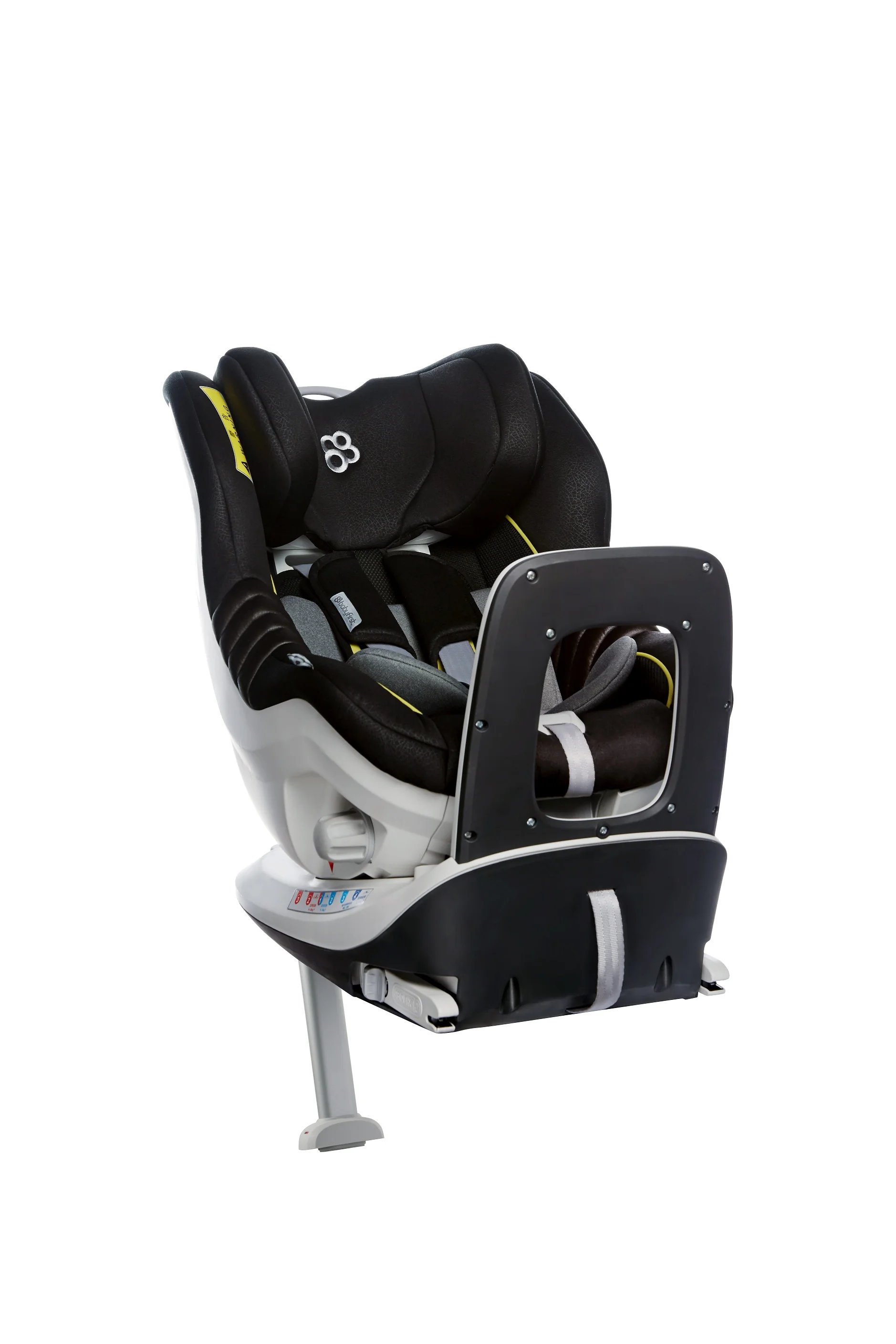  R101a black group 0 + i с isofix и опорными ножками ece r44 высококачественные детские автомобильные
