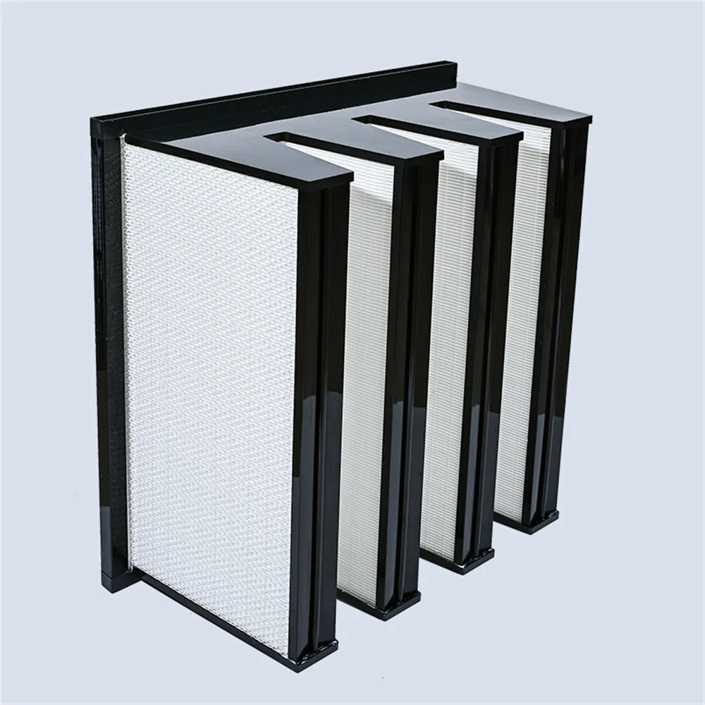 custom size combined air purifier bank filters v bank air filter HEPA filter for laminar air flow hood