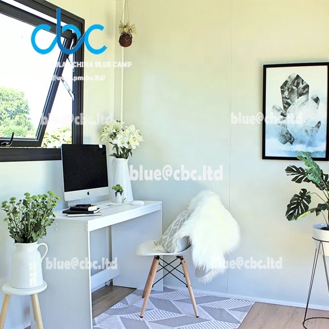 3 bedroom China 20ft luxury model house prefab modular homes expandable container houses