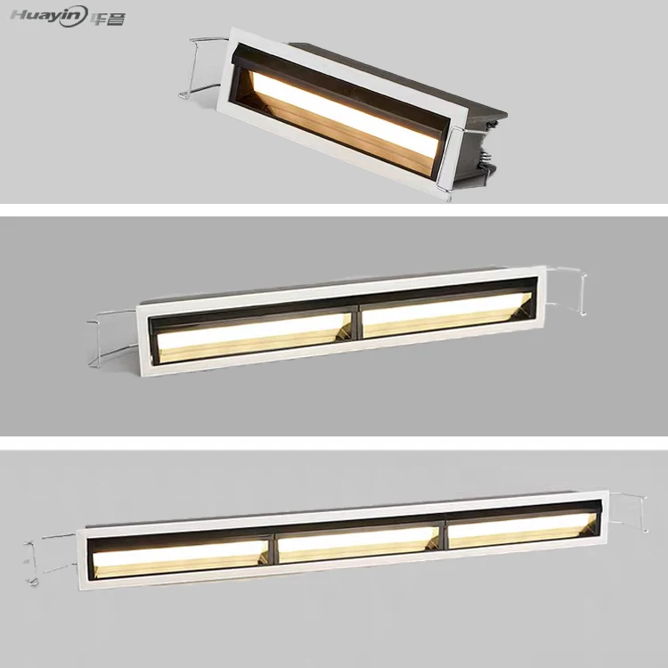 factory price 90Ra 3 years warranty High quality module strip light grille lamp SMD 10W 20W 30W LED Wall wash linear spot light