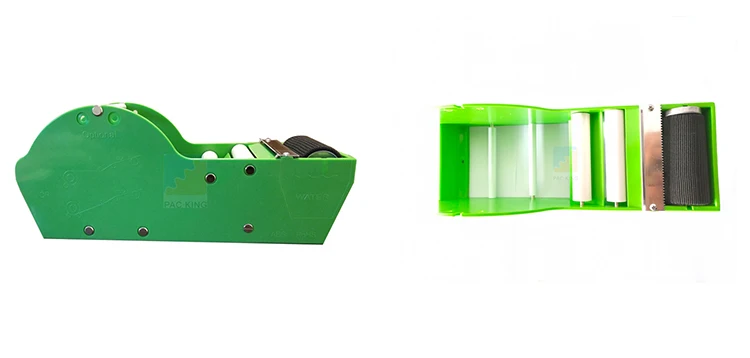 Green Gummed Kraft Paper Tape Dispenser Suitable for water Actirated Reinforced paper