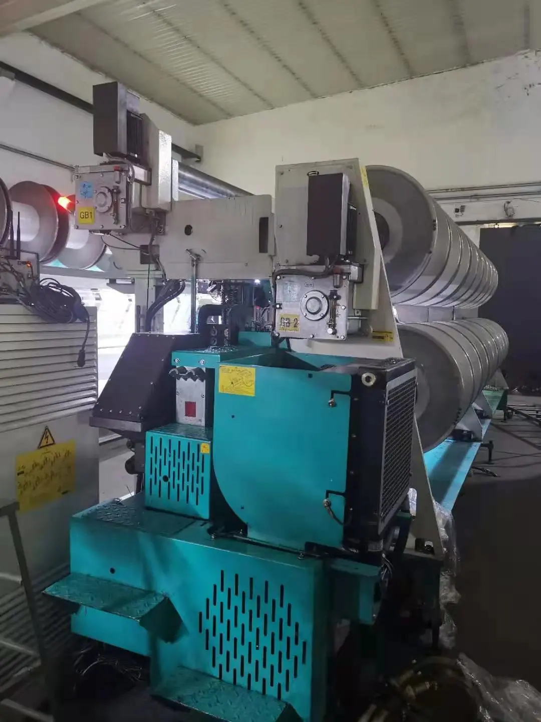 Cost-effective HKS3-M 28E 2005year 218inch second hand Karl mayer warp knitting machine