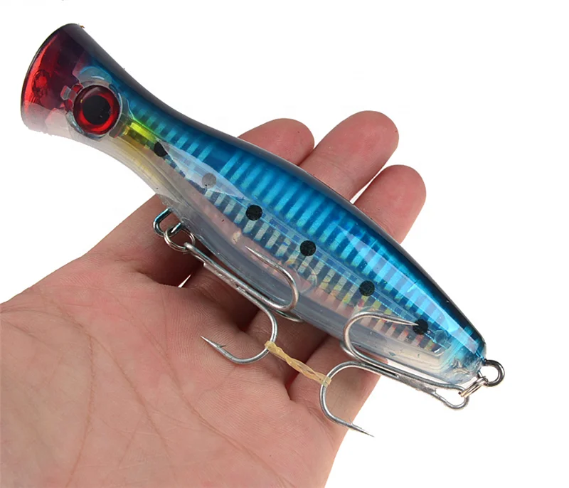 120mm 40g saltwater popper lures big game popper lure baits ABS plastic popper lure for sea winter fishing