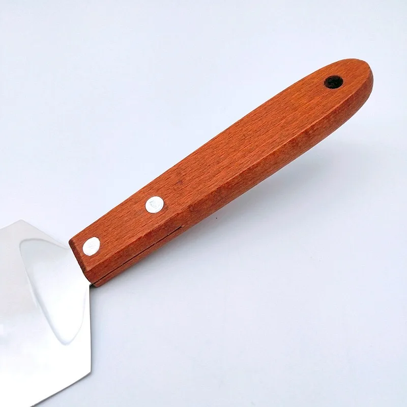 BBQ Grilling Pizza Pancakes Steak Spatula Stainless Steel Cheese Shovel Cake Flipper for Flat Top Griddle