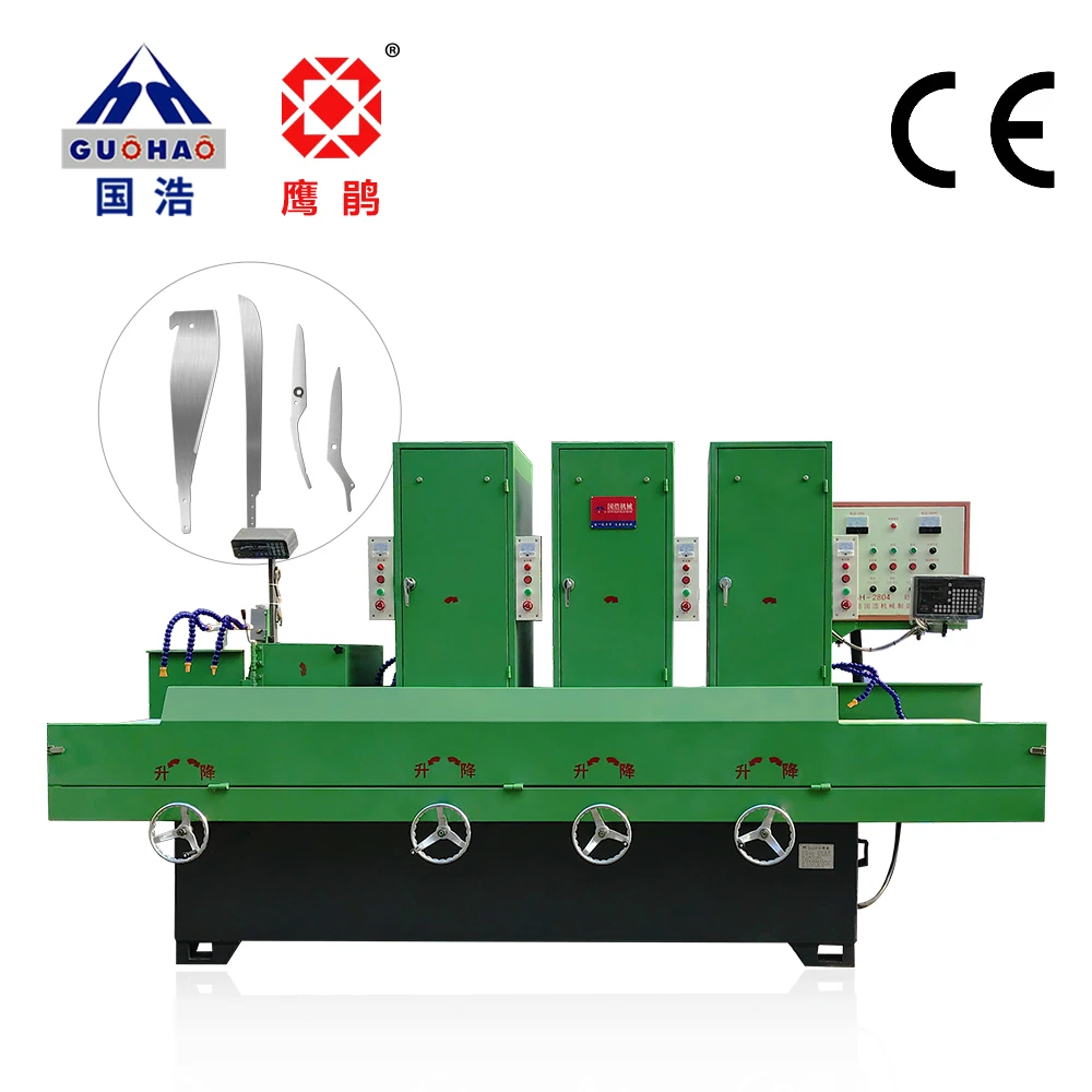 GH-4004P abrasive belt grinding machine for flat face grinding and buffing