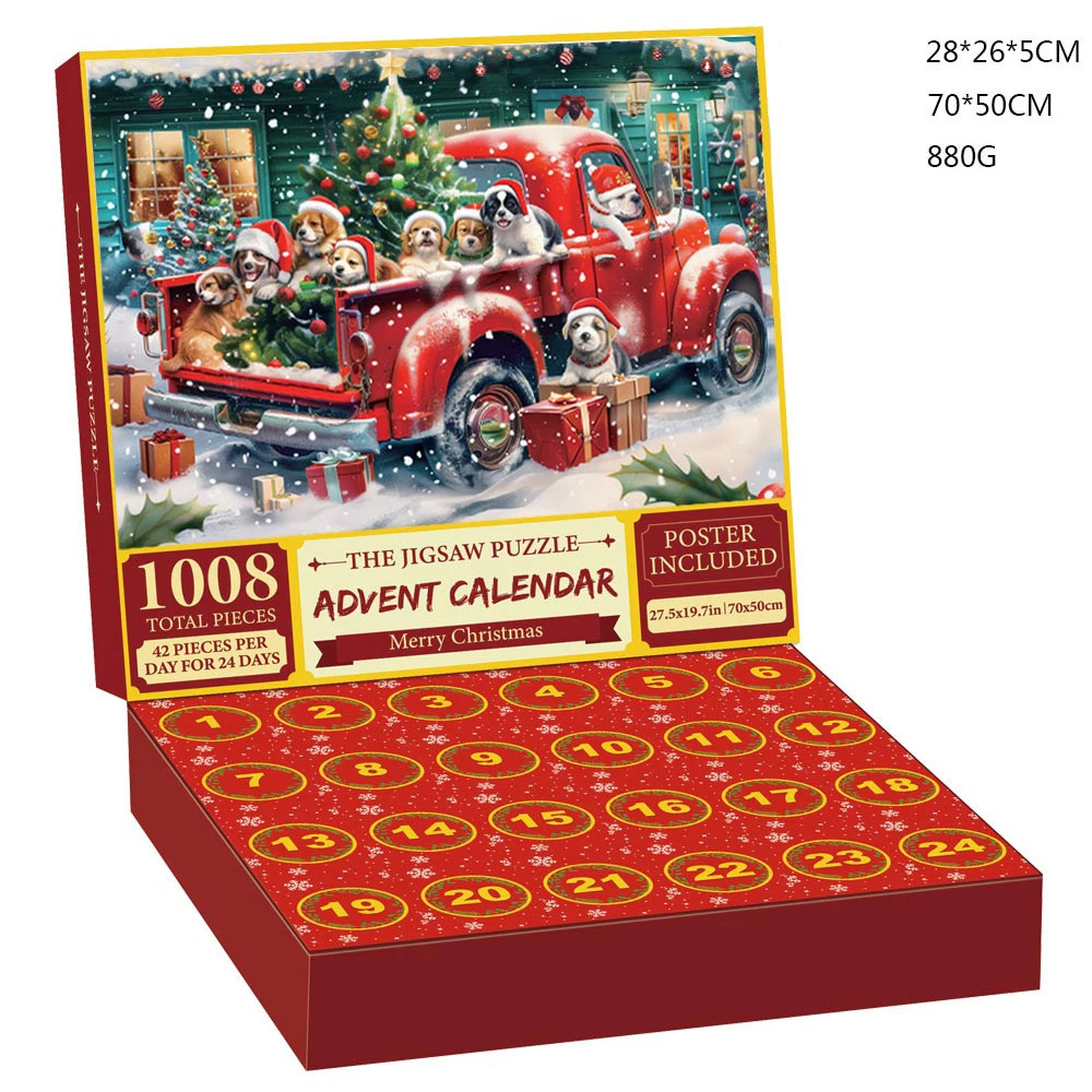 Syh930 Christmas Advent Calendar 2024 Xmas Countdown Calendar Making Kit Gift Custom Advent Calendar Boxes Christmas Gift Boxes