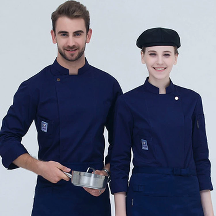 2017 New Design Short Sleeves Chef Jackets/chef uniform/Black chef coat
