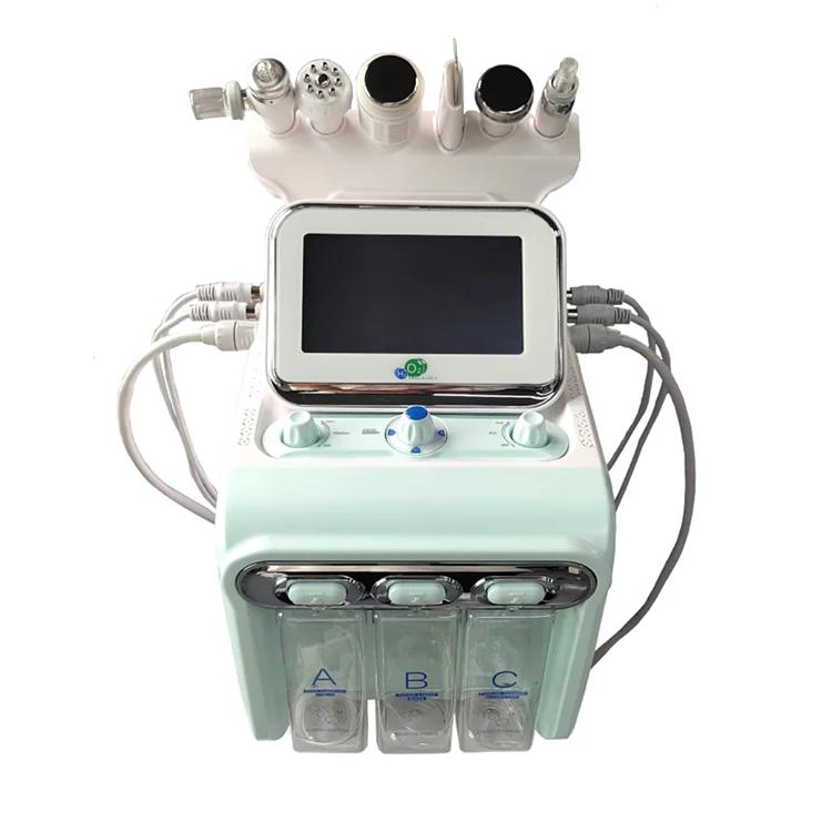 Hydrogen Oxygen Hydra Skin Peel Facial Cleaning Equipment H2O2 Small Bubble Beauty Machine