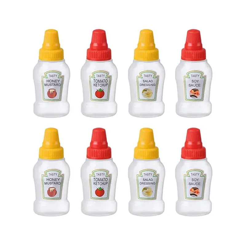 Mini Ketchup Bottle Mini Condiment Dispenser Honey Mustard Squeeze Sauce Container