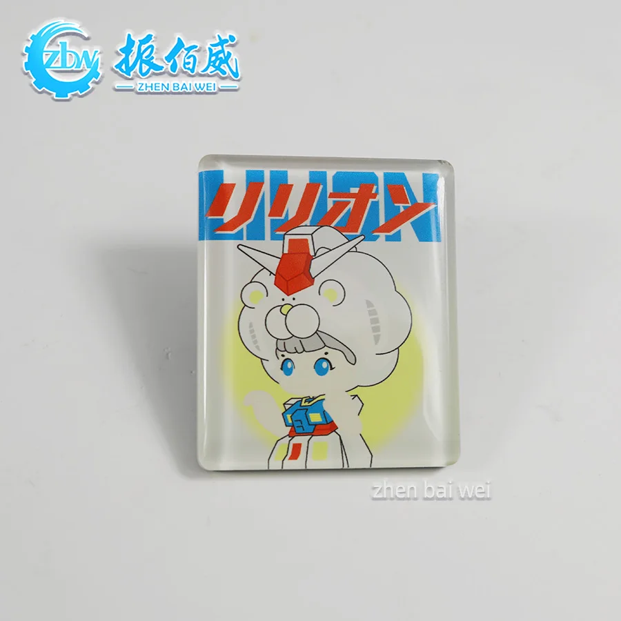 Cheap Custom Creative Cartoon Character Soft Magnetic Refrigerator Sticker City Landmark