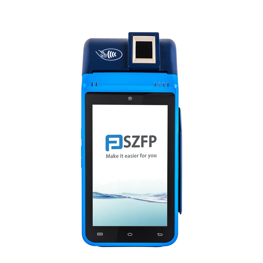  FP8900 ручной 4G Android pos-аппарат 5 0 дюймовый сенсорный экран с