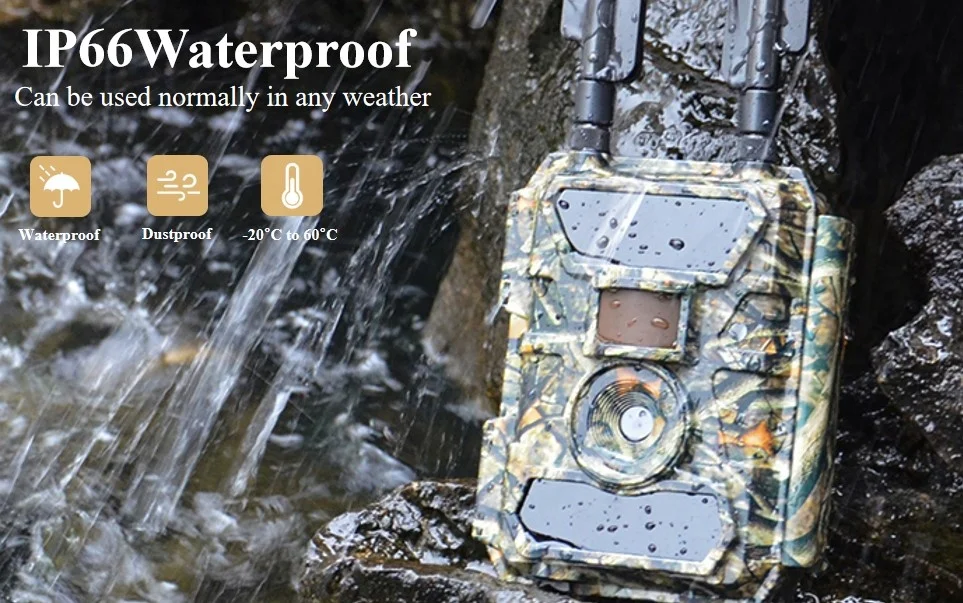 WILLFINE 4G wildcamera met app control sim card wildlife hunt cam hunting trail camera