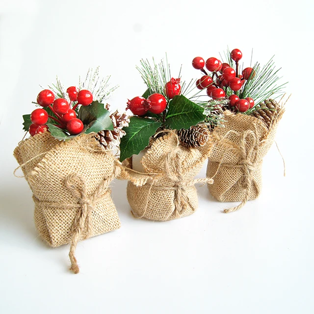 Factory Wholesale Cheap Red Berries For Christmas Decoration