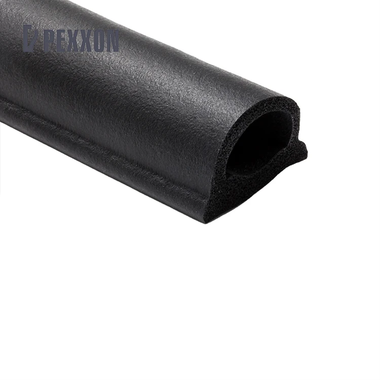 Customized size D type EPDM silicone rubber foam sponge seal strip