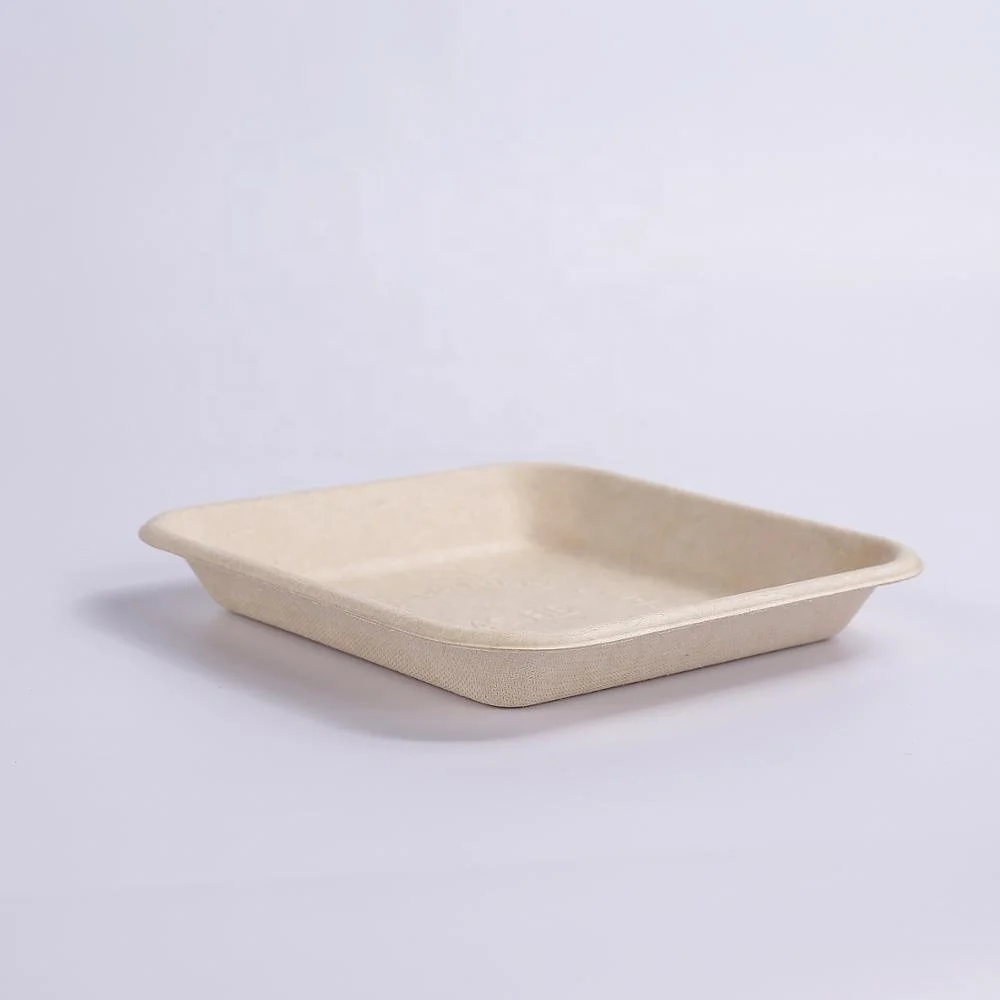 Мякоть сахарного тростника 14D поднос для мяса и грибов