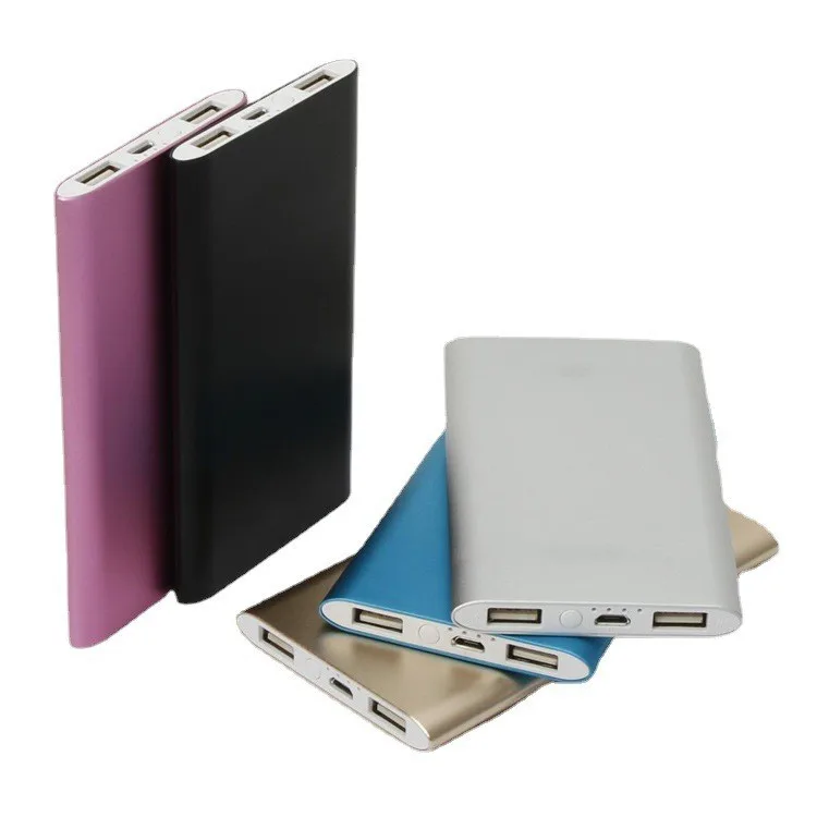 CE Rohs Thin Power Bank 8000mah External Battery Charger 8000 mah Aluminum Alloy for Mobile Iphone 12 Pro for Import Smart Phone