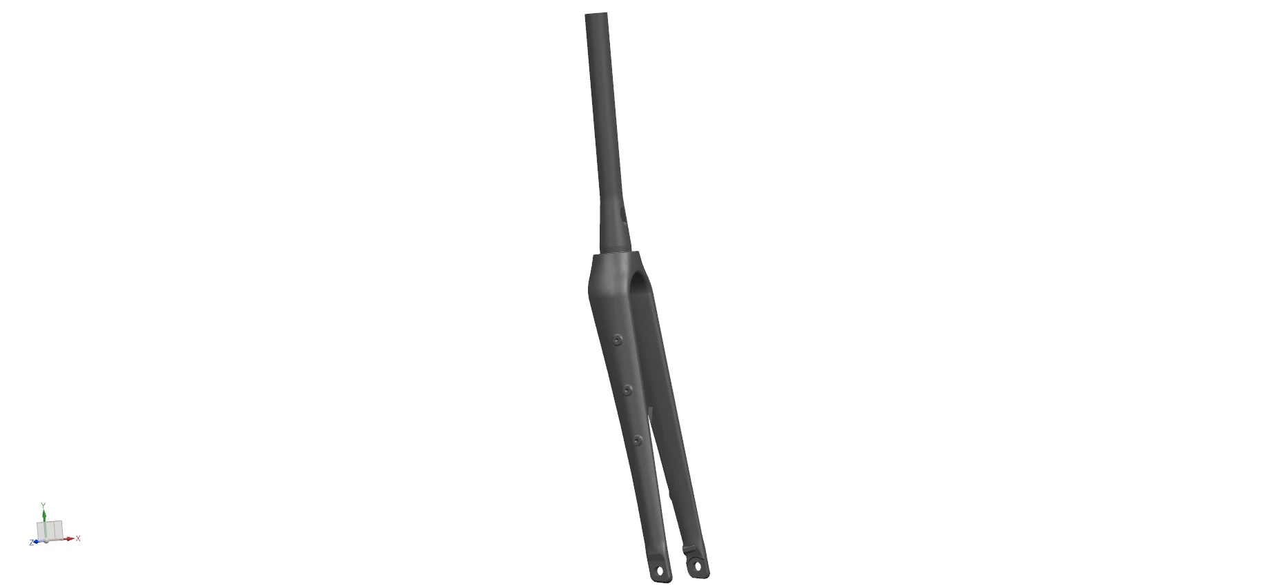 Hot Selling Products 700*40C Thru Axle 100*12Mm Disc Brake Gravel Bike Bicycle Carbon Fiber Front Fork