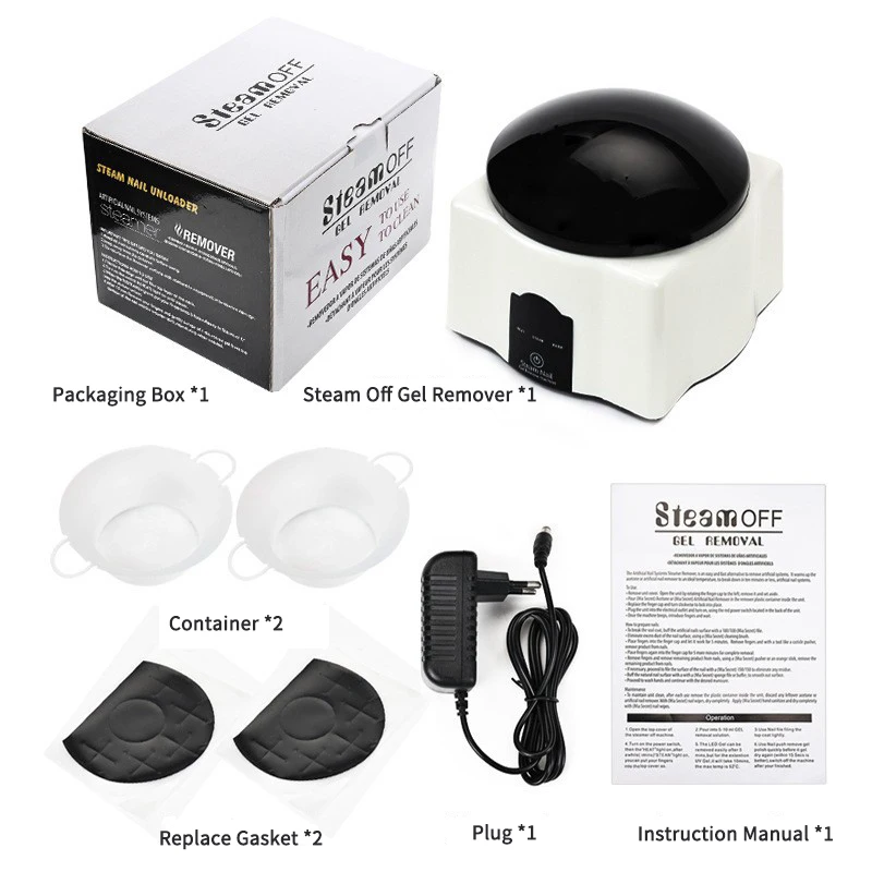 36W Electric Acrylic Gel Polish Remover Steam Off Nail Polish Remover Machine Nail Tools For Beauty Salon Home Use