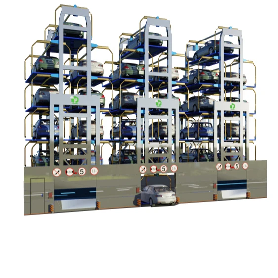 10 автомобилей стандартная Вертикальная автостоянка торговый центр автоматическая вращающаяся система парковки