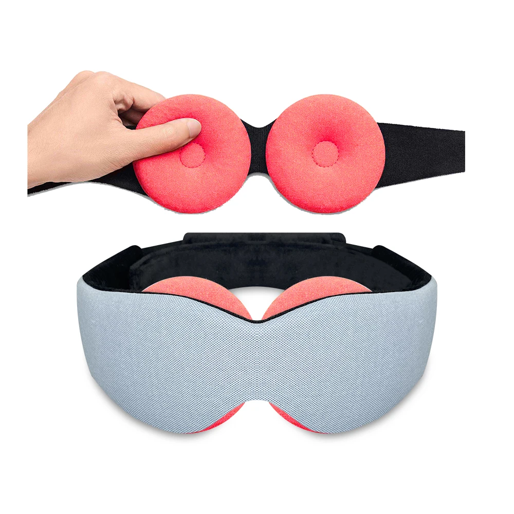 Warm Steam Weighted Heated Eye Mask Warm Therapy to Relieve Dry Eye with Natural Ceramic Beads Weighted Heatable Sleep Mask