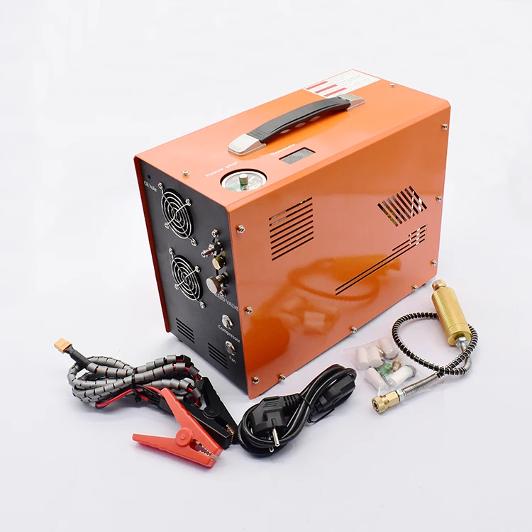 pcp compressor  High Pressure pcp pump 300bar 4500psi Double Cylinder Diving Scuba 2.2kw PCP Air Compressor