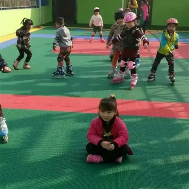 
Outdoor PP Interlocking Sports floor Basketball /volleyball court 