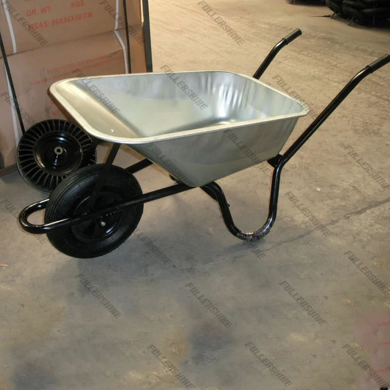 Czech Republic wheelbarrow WB6414T with solid rubber wheel 4.00-8