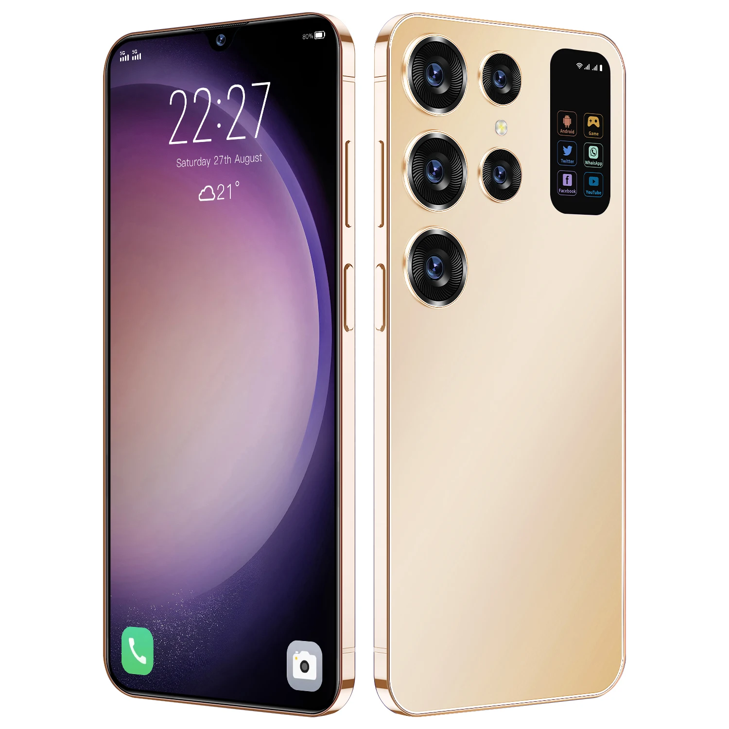 High Quality S24 5G Smartphone Large 16GB+1TB Memory 2K Resolution Gaming Phone featuring 65W Quick Charge 108MP Rear Discounted