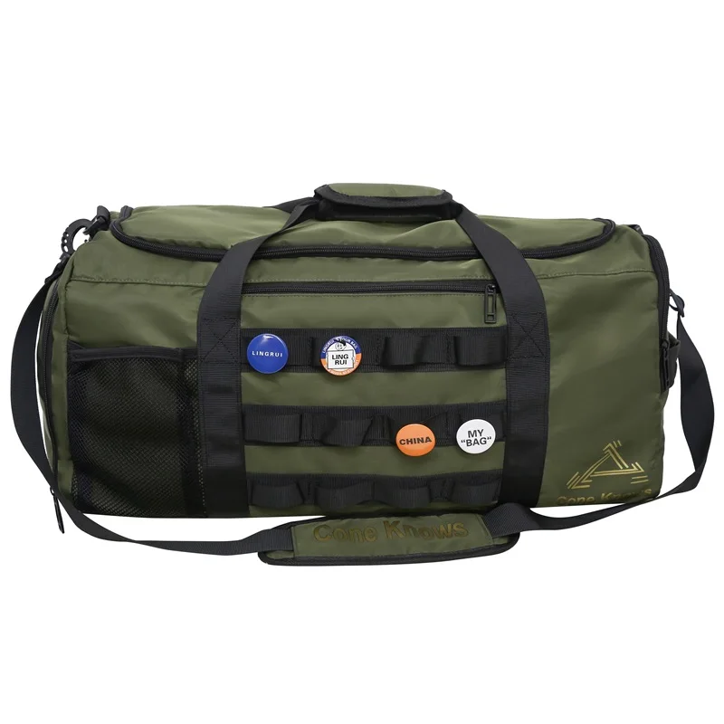 Manufacturer Portable Nylon Fitness Gym Sports Bag Duffle Cheap Custom Larger Mens Waterproof Duffel Bag For Unisex