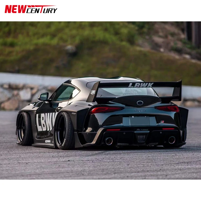 LB wide body kit style fixed wind tail is used for Toyota SUPRA Demon King A90