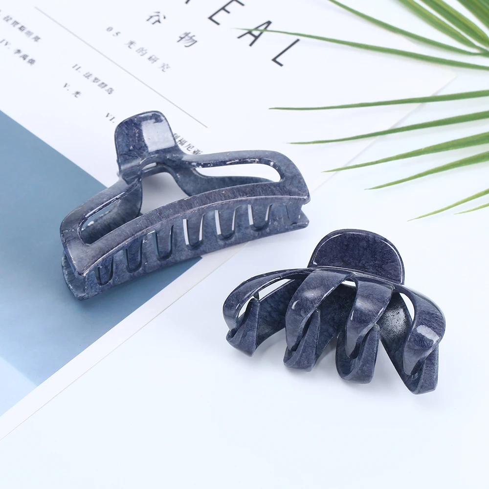 Taimeng Hair Claw Clip Manufacturers Wholesale Custom Plastic Marbled Clips for Thick Hairstyles