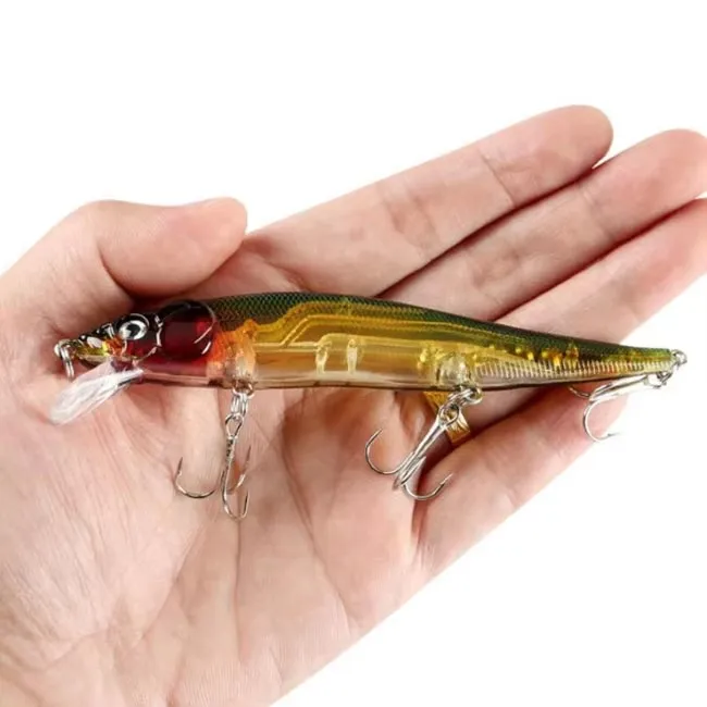 Artificial Floating Minnow Fishing Plastic Stick Baits Hard Lures for Fishing Bass