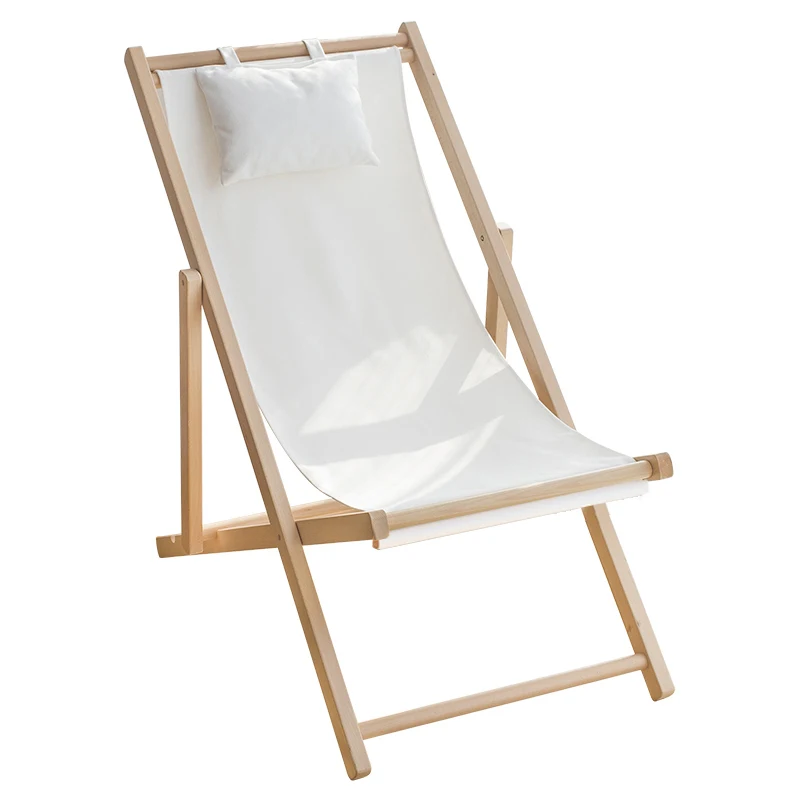Adjustable beech canvas beach chair easy Lounge chair folding camping chair