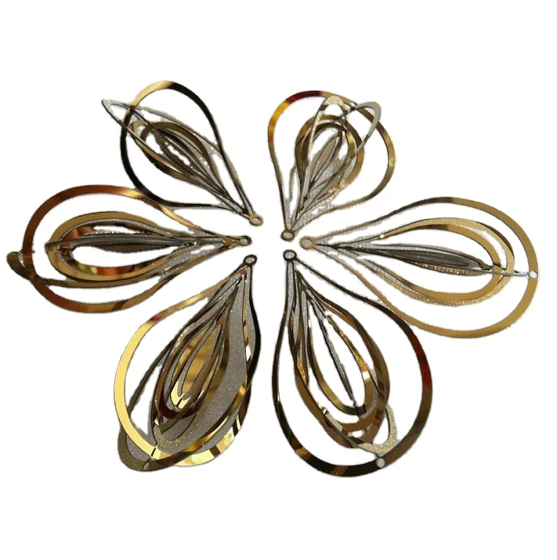  Metal crafts electro gold stainless steel sheet for