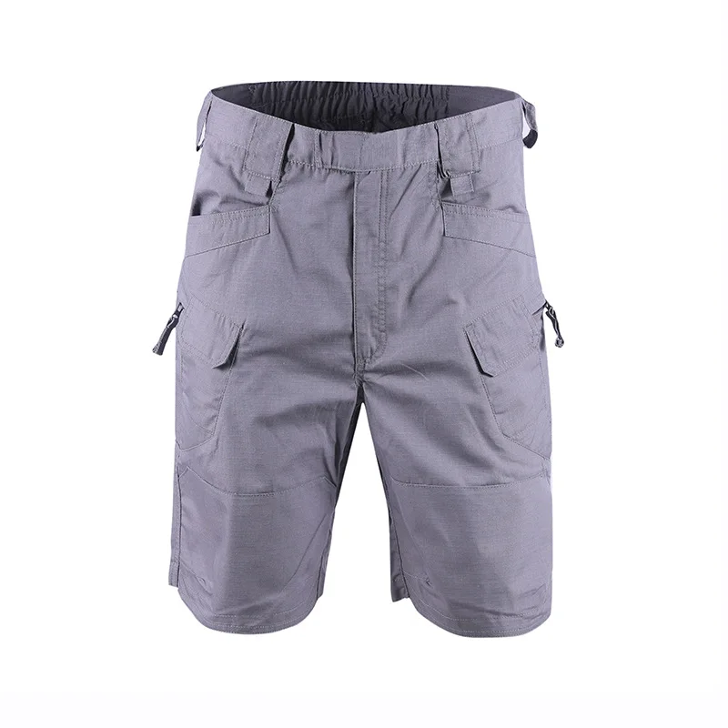 OBSHORSE Moisture Wicking Nylon  Pants Tactical Stretch Gym Shorts For Men Outdoor Cargo With Pockets Waterproof Tactical Shorts