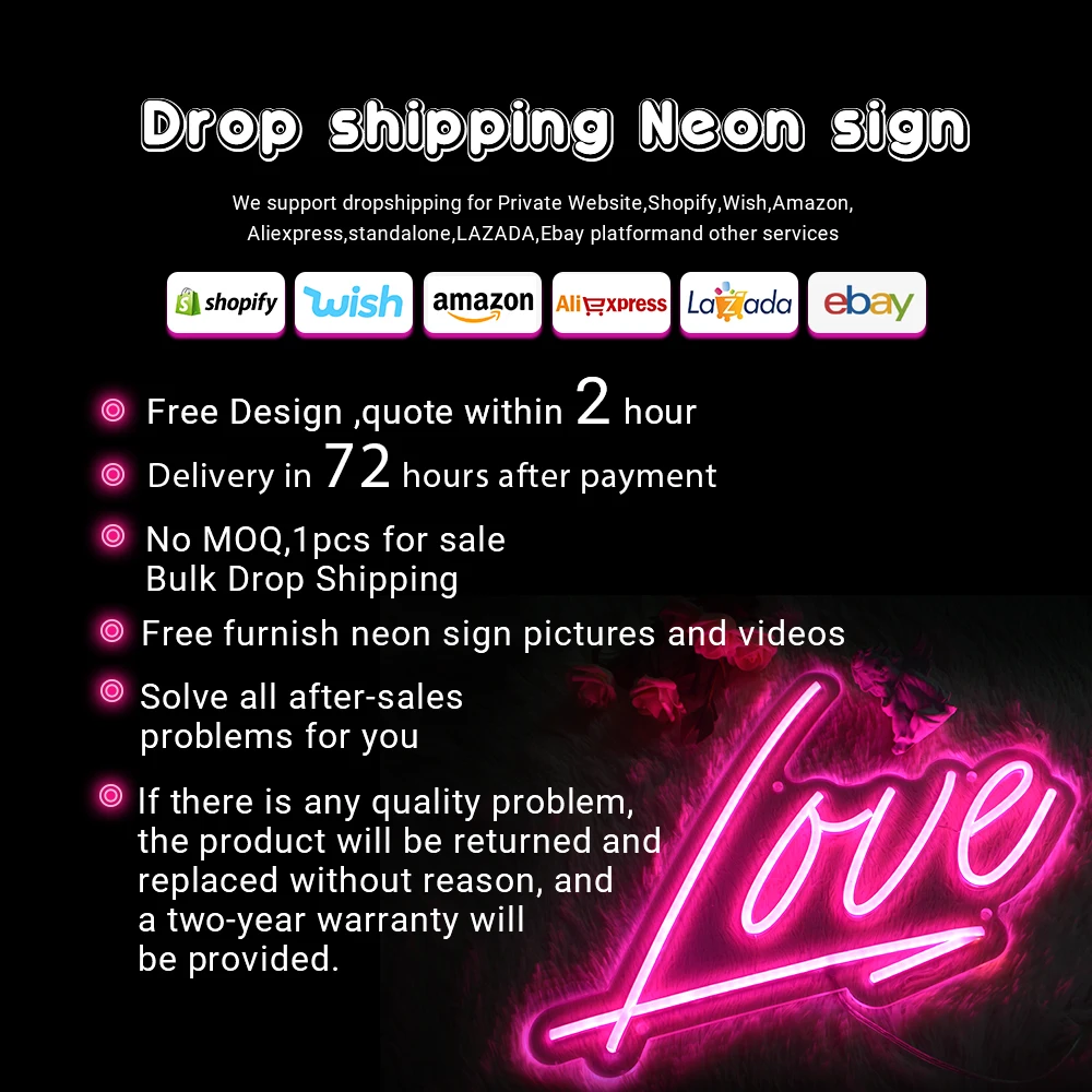 Numbers Anime Words China Wings Will You Marry Me Logo Acrylic Lettering Letreros Lights Happy Birthday Led Custom Neon Sign