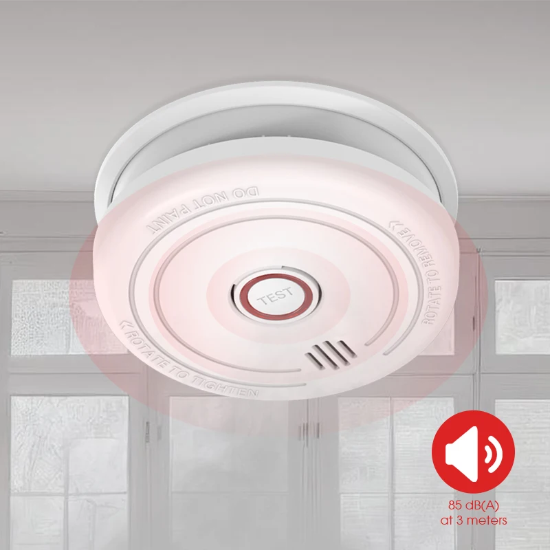 Promotion 1year Independent Smoke Detector Sensor Fire Alarm Home