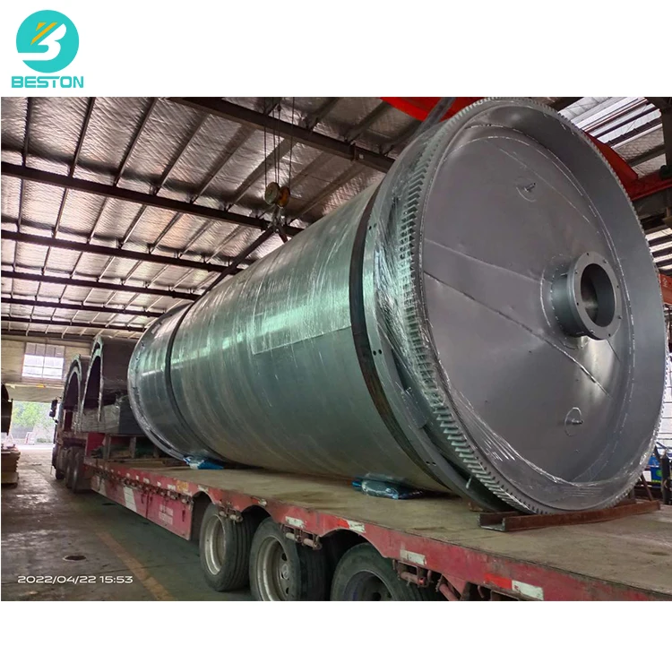 Beston Group Pyrolysis Waste Tire To Fuel Oil Plant Environmental Pyrolysis Machine For Sale