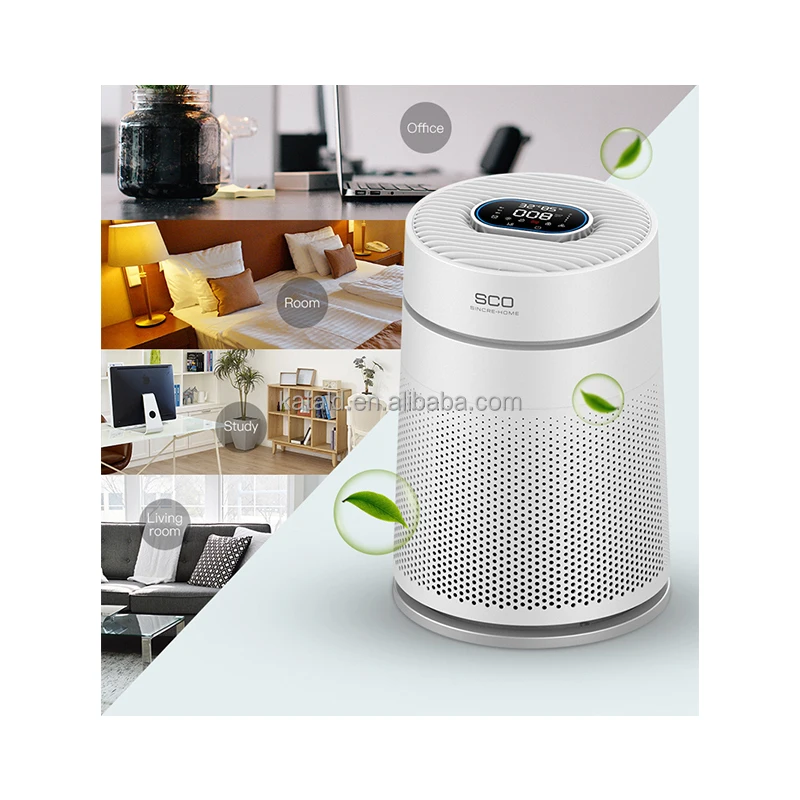 Katald Low Noise Electrostatic Home Desktop Room Table Top Hepa H13 Air Purifier For Room Air Conditioner With 3 Wind Speed